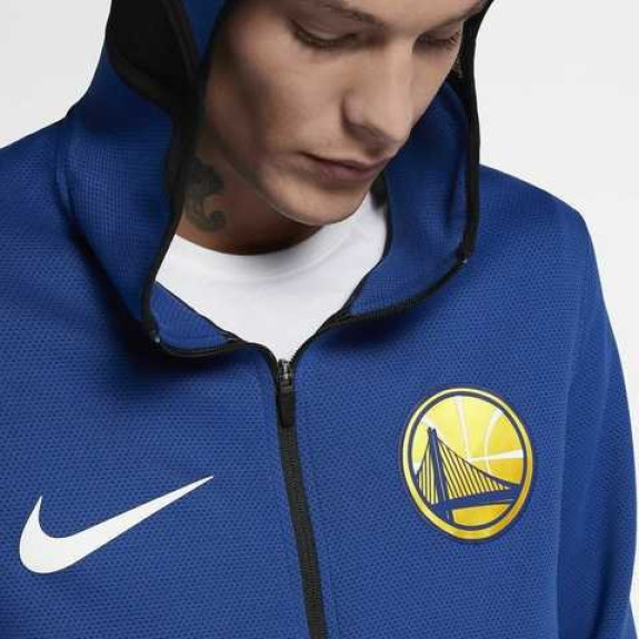 Кофта Nike NBA Therma Flex Showtime Golden State Warriors Hoodie 940128-495 (Оригинал) - фото №3