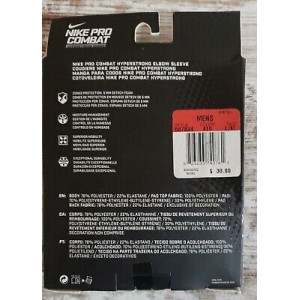 Компресионный рукав с защитой Nike Pro Combat Hyperstrong Series Basketball Sleeve, темно-синій з салатовою вставкою 687834-410 (Оригинал)