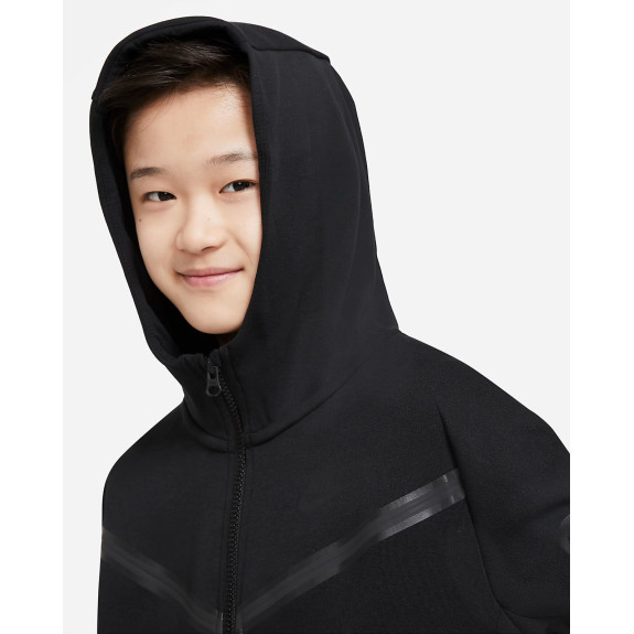 Дитяча Кофта Nike Sportswear Tech Fleece Big Kids Cu9223-010 (Оригінал) - фото №5 Дитяча Кофта Nike Sportswear Tech Fleece Big Kids Cu9223-010 (Оригінал) - фото №5