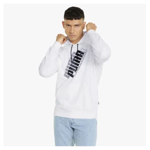 Худі Puma Power Logo White 847378-02 (Оригінал)
