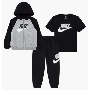 Детский Спортивный костюм Nike Kids Nkn Color Blocked Hbr Jogger S Black/Grey 86N341-023 (Оригинал)