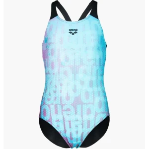Дитячий Купальник Arena Multi Colours Swimsuit V Back Light Blue 009007-509 (Оригінал)
