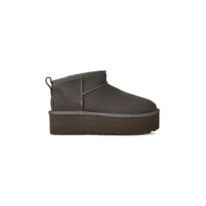 Ботинки Ugg Classic Ultra Mini Platform Boot Charcoal 1135092-CHRC (Оригинал)