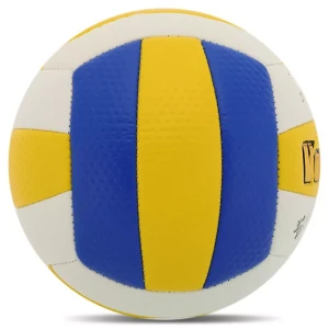 М'яч волейбольний сувенірний SP-Sport VOLLEYBALL Білий синій жовтий VB-1291 (Оригінал)