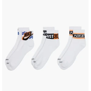 Носки Nike Ed Pls Ankle 3P Sport Hj9378-901 (Оригинал)