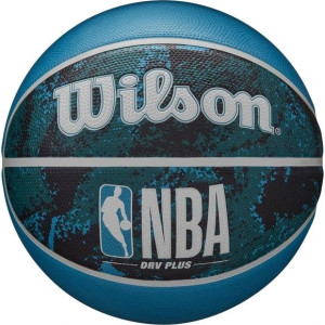 М'яч Баскетбольний Wilson Nba Drv Plus Vibe Bskt Black/Blue Size 7 Wz3012602Xb7 (Оригінал)