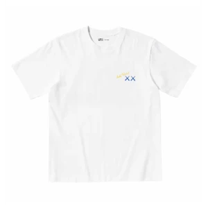 Футболка Uniqlo Kaws Warhol White Blue Kaws Banana (Uniqlo KAWS + Warhol UT Graphic T-Shirt Banana) 341-471321 (Оригінал)