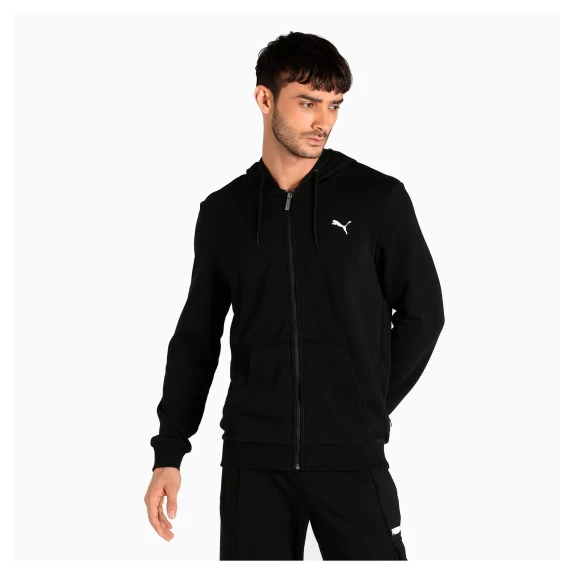 Толстовка Puma Essentials Full-Zip Black 847219-01 - фото №5