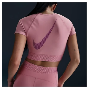 Жіночий Топ Nike Dri-Fit Short-Sleeve Cropped Graphic Top Pink HM6369-699 (Оригінал)