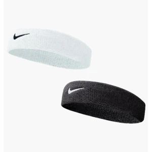 Комплект повязок Nike 2 (черная+белая) Nnn07-2WB (Оригінал)
