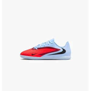 Детские Футзалки Nike Phantom 6 Low Club Ic Light Blue/Red HQ2031-400 (Оригинал)