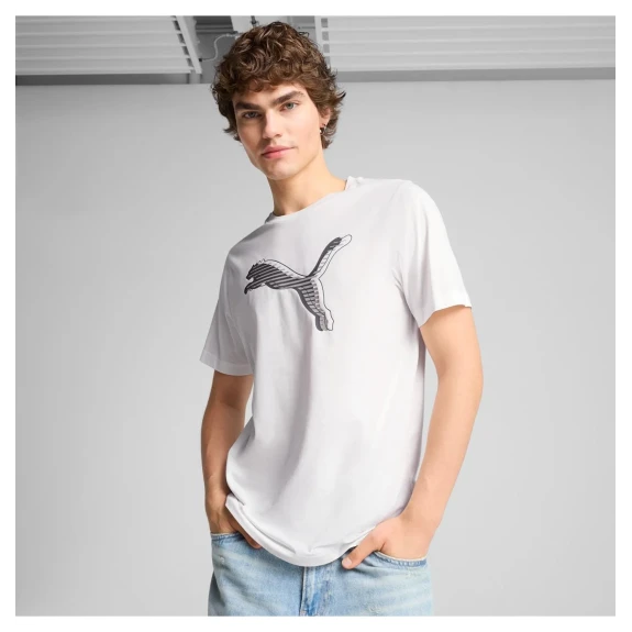Футболка Puma Graphics Logo White 688891-02 - фото №2