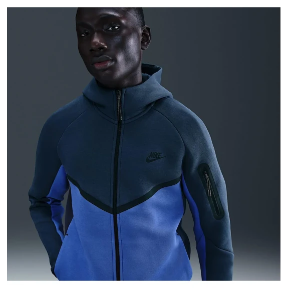 Вітровка Nike Tech Fleece Windrunner Blue Hv0949-438 (Оригінал) - фото №2