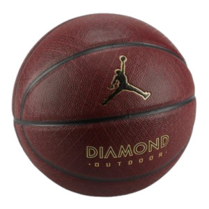 Мяч Баскетбольний Nike Jordan Diamond Outdoor 8P Deflated Amber/Black/Metallic Gold/Black 07 J.100.8252.891.07 (Оригінал)