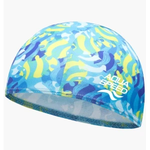 Шапка для плавания Aqua Speed BABY CAP PRINT 61717 блакитний, жовтий 756-02 (Оригинал)