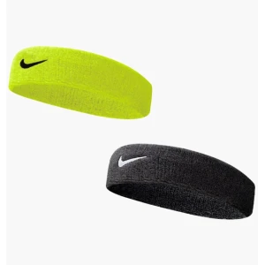 Комплект повязок Nike 2 (черная+неон) Nnn07-2NB (Оригінал)