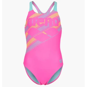 Дитячий Купальник закритий Arena Lines Swimsuit Swim PRO Back 003550-980 (Оригінал)