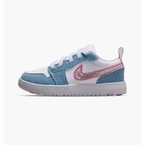 Детские Кроссовки Air Jordan 1 Low Alt Se (Ps) Grey/Blue HQ2003-400 (Оригинал)
