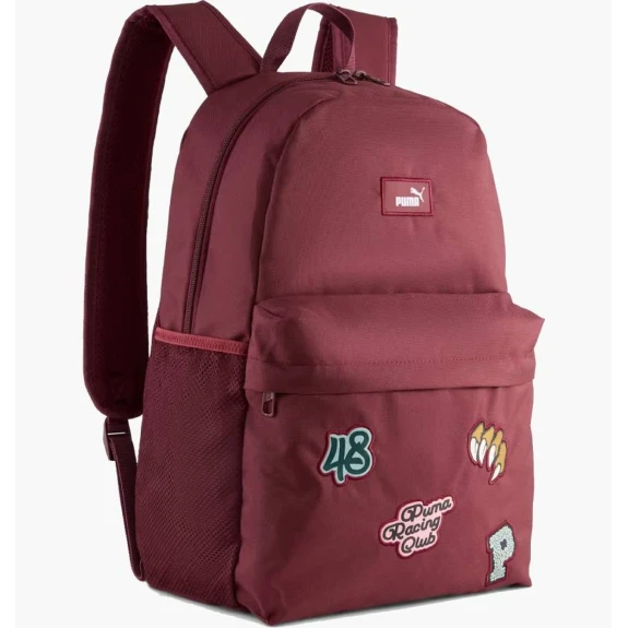 Рюкзак Puma PHASE PATCH Backpack 20L бордовий 091730-20 (Оригінал)