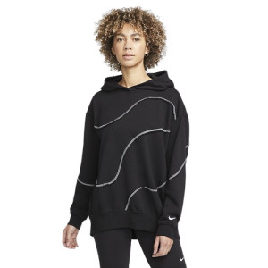 Жіноча Толстовка Nike Sportswear Fleece Swirl Oversized Hoodie DM6644-010 (Оригінал)