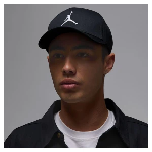 Чоловіча Кепка Air Jordan Rise Structured Curved-Bill Black Hj0627-010 (Оригінал)