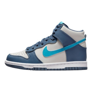 Женские Кроссовки Nike Dunk High Gs Grey Blue DB2179-006 (Оригинал)