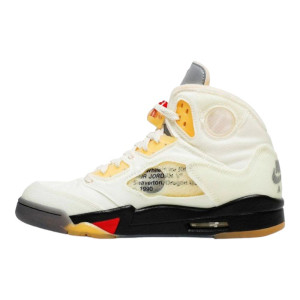 Кросівки Jordan 5 Retro Off-White DH8565-100 (Оригінал)