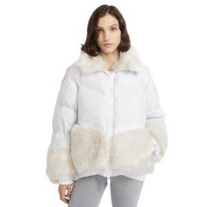 Жіноча Куртка Nike Parka Down Fill Faux Fur Pure Platinum ct3267-043 (Оригінал)