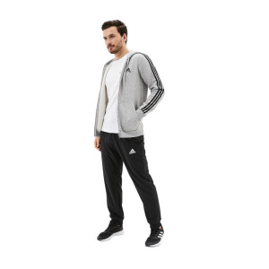 Олімпійка Adidas Essentials Fleece 3-Stripes Full-Zip Hoodie HB0041 (Оригінал)