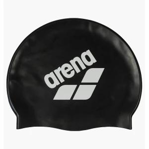 Шапка для плавання Arena BIG LOGO CAP чорний 009276-206 (Оригінал)
