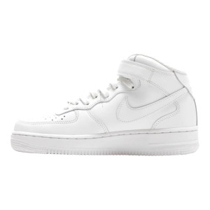 Женские Кроссовки Nike Air Force 1 Mid Triple White DD9625-100 (Оригінал)