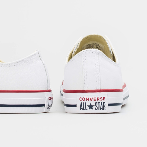 Кеди Converse All Star Ox Leather White 132173C (Оригінал) - фото №4