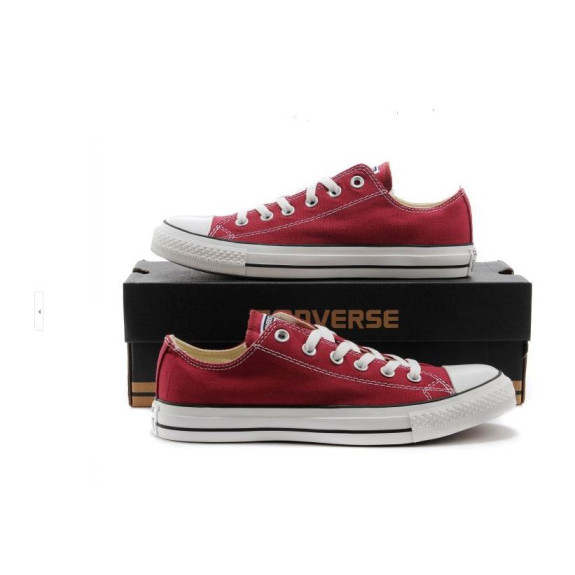 Женские Кеды Converse All Star Ox Maroon M9691C (Оригинал) - фото №3