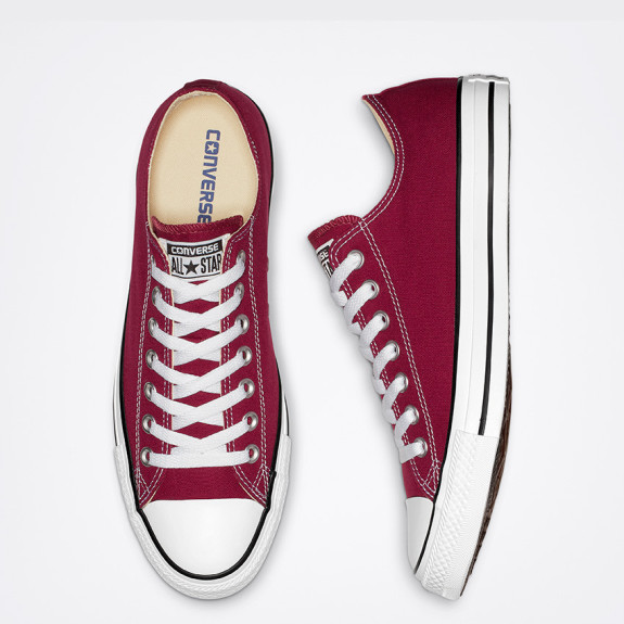 Женские Кеды Converse All Star Ox Maroon M9691C (Оригинал) - фото №4