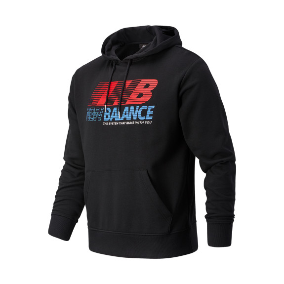 Толстовка New Balance Essentials Speed MT03508BK (Оригинал) - фото №2