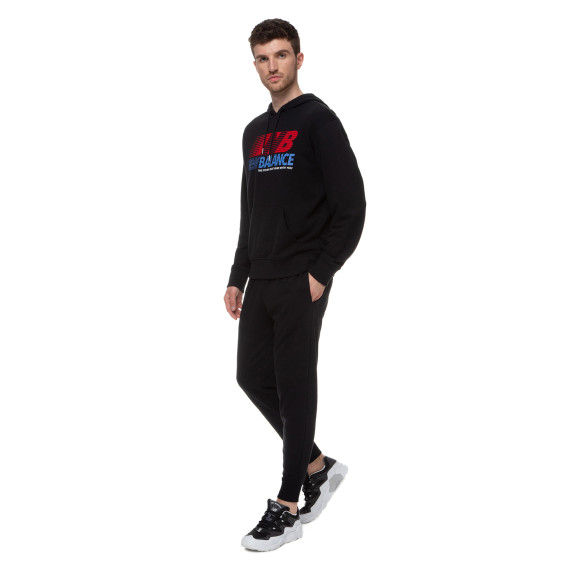 Толстовка New Balance Essentials Speed MT03508BK (Оригинал) - фото №4