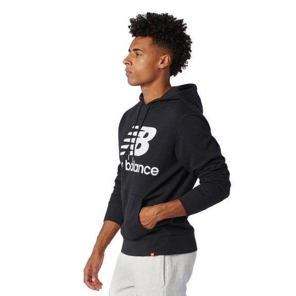 Кофта New Balance Essentials Stacked Logo MT03558BK (Оригінал) - фото №2