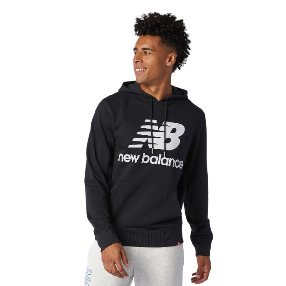 Кофта New Balance Essentials Stacked Logo MT03558BK (Оригінал)