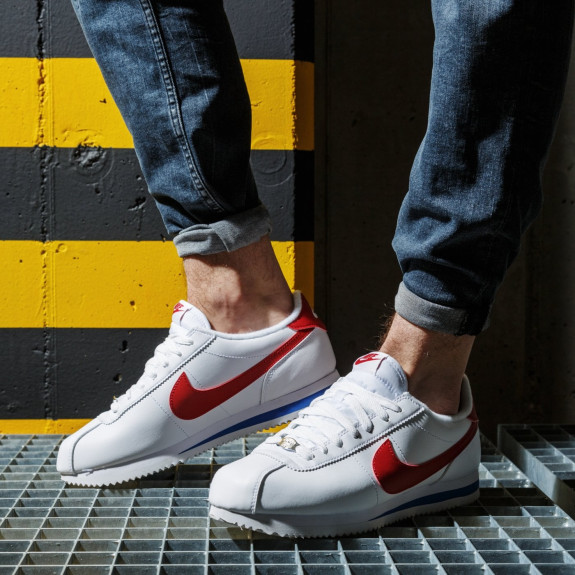 Кроссовки Nike Cortez Basic Leather 819719-103 (Оригинал) - фото №3