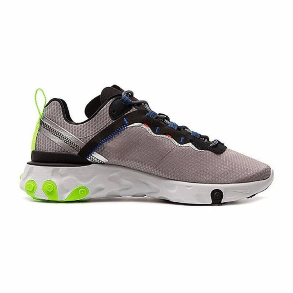 Кроссовки Nike React Element 55 SE Grey Volt CI3831-200 (Оригинал) - фото №5