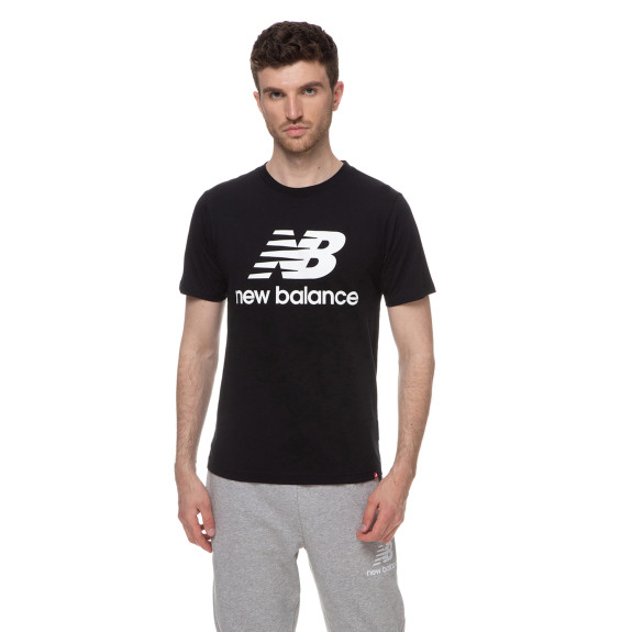 Футболка New Balance Essentials Stacked Logo MT01575BK (Оригінал) - фото №2