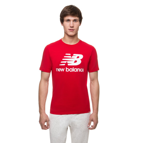 Футболка New Balance Essentials Stacked Logo MT01575REP (Оригинал) - фото №3 Футболка New Balance Essentials Stacked Logo MT01575REP (Оригинал) - фото №3