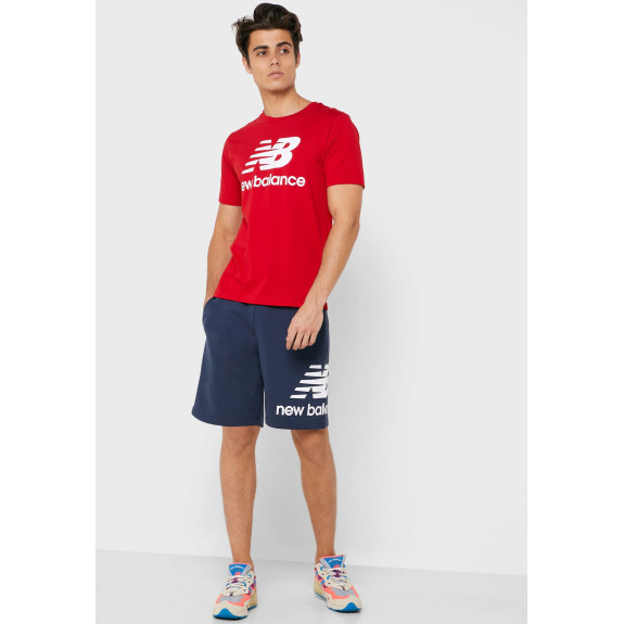 Футболка New Balance Essentials Stacked Logo MT01575REP (Оригинал) - фото №4 Футболка New Balance Essentials Stacked Logo MT01575REP (Оригинал) - фото №4