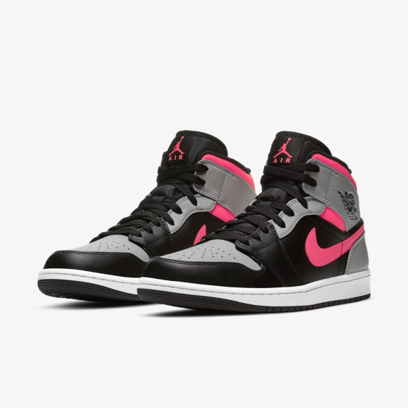 Кросівки Air Jordan 1 Mid Pink Shadow 554724-059 (Оригінал) - фото №2