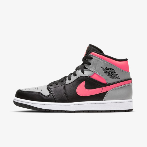 Кросівки Air Jordan 1 Mid Pink Shadow 554724-059 (Оригінал)