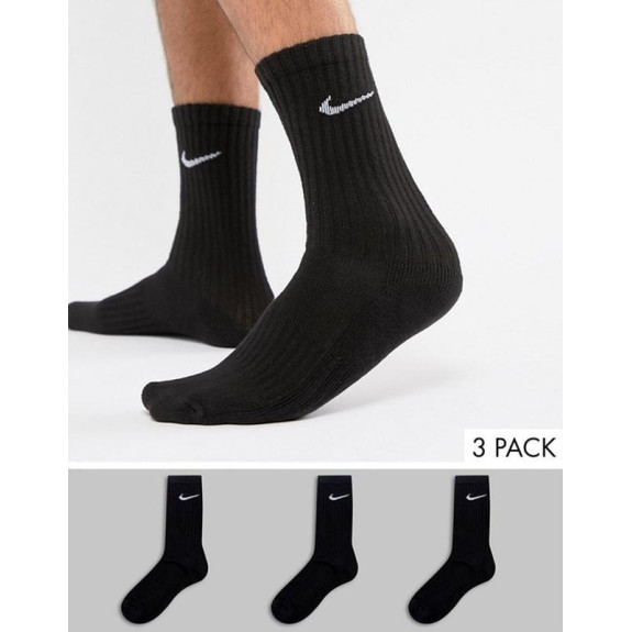 Носки Nike 3 pack Value Cotton Cushioned Crew SX4508-001 (Оригінал) - фото №3