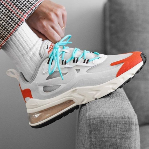 Кросівки Nike Air Max 270 React Light Beige Chalk AO4971-200 (Оригінал) - фото №8