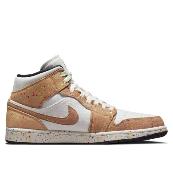 Кроссовки Jordan 1 Mid SE Brushstroke DA8005-100 - фото №7 Кроссовки Jordan 1 Mid SE Brushstroke DA8005-100 - фото №7