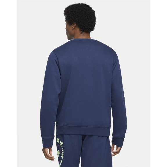 Кофта Nike Sportwear JDI Fleece Crew Da0157-410 (Оригінал) - фото №2 Кофта Nike Sportwear JDI Fleece Crew Da0157-410 (Оригінал) - фото №2