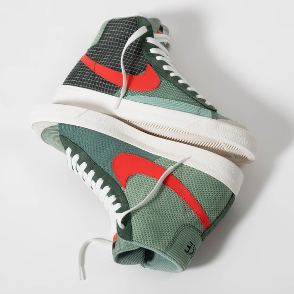 Кеды Nike Blazer Mid 77 Patch Dd1162-300 (Оригинал) - фото №2
